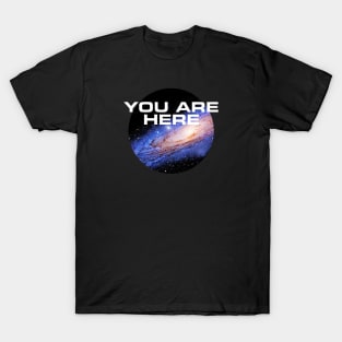 You are here: Milky Way galaxy T-Shirt